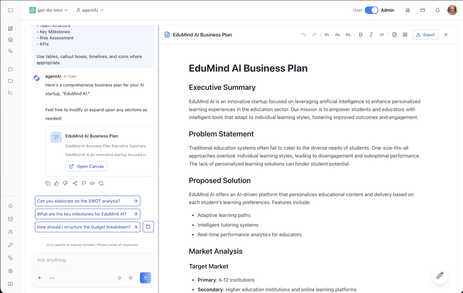 ibl.ai — Agent chat