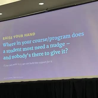 InstructureCon 2026 slide 18 from Kaplan's Elijah Schwartz