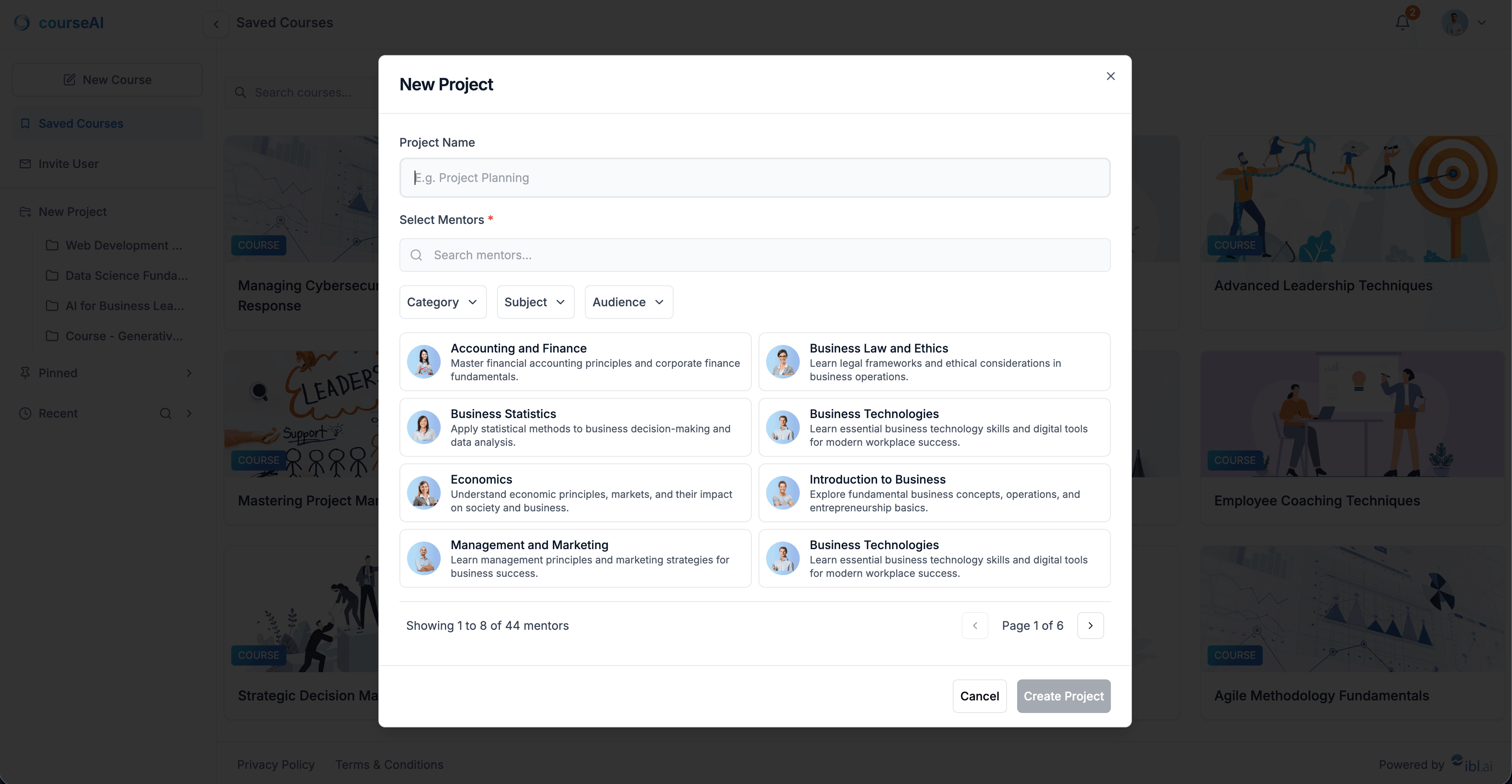 Mentor-Assisted Projects