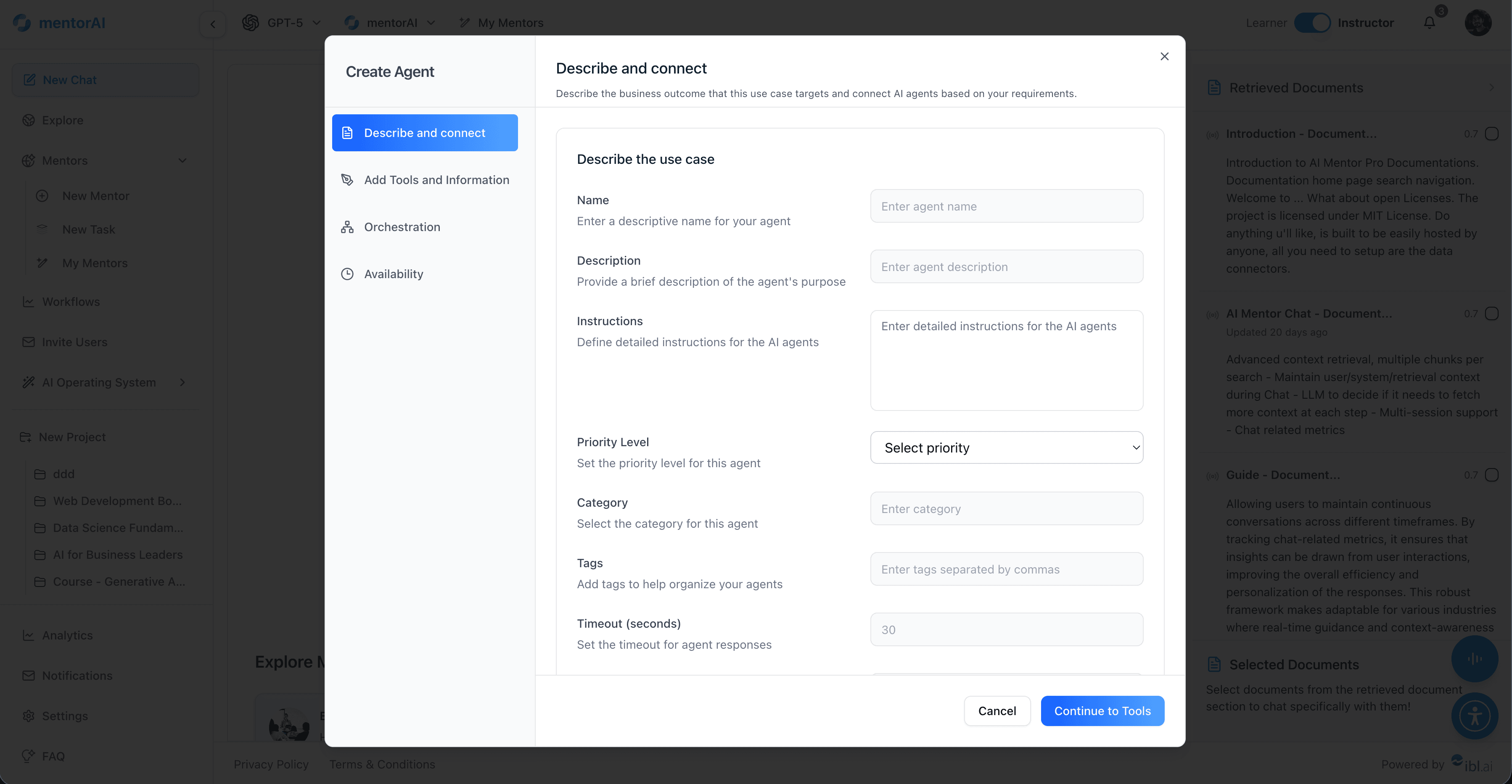 Create Agent Workflow