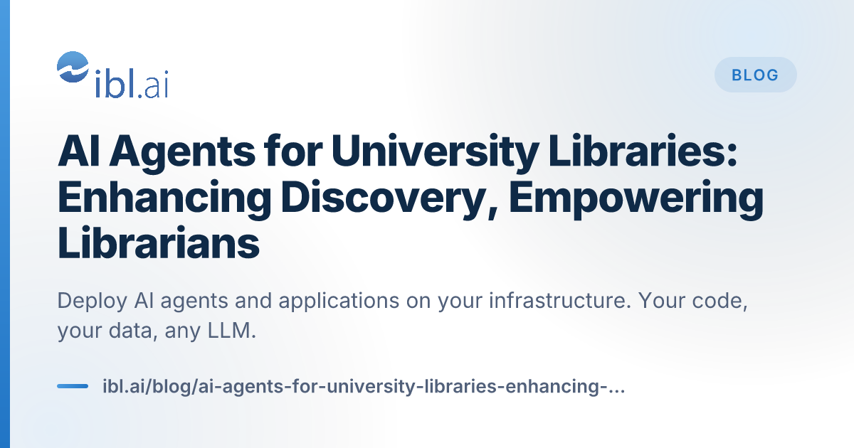 AI Agents for University Libraries: Enhanci... | ibl.ai Blog