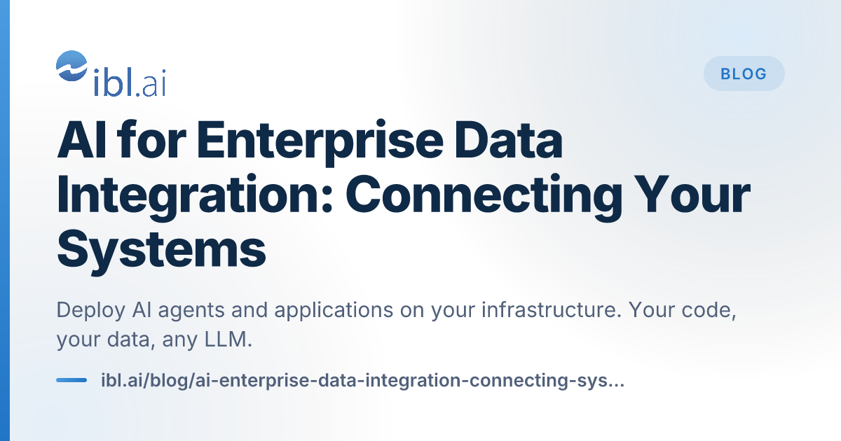 AI for Enterprise Data Integration: Connect... | ibl.ai Blog
