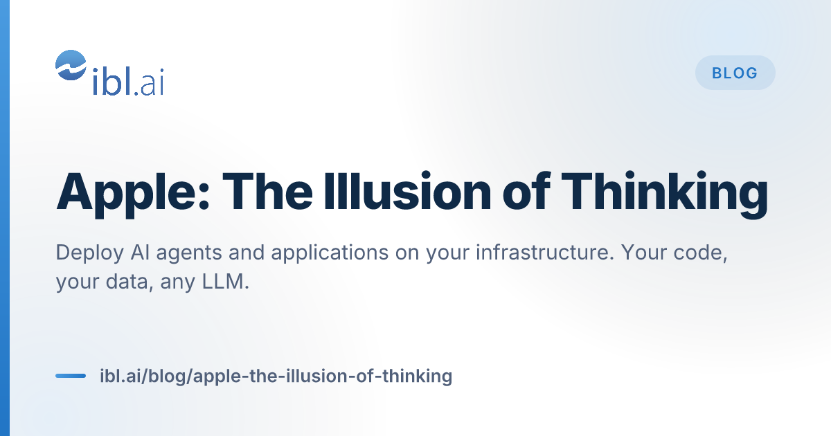 Apple: The Illusion of Thinking | ibl.ai Blog