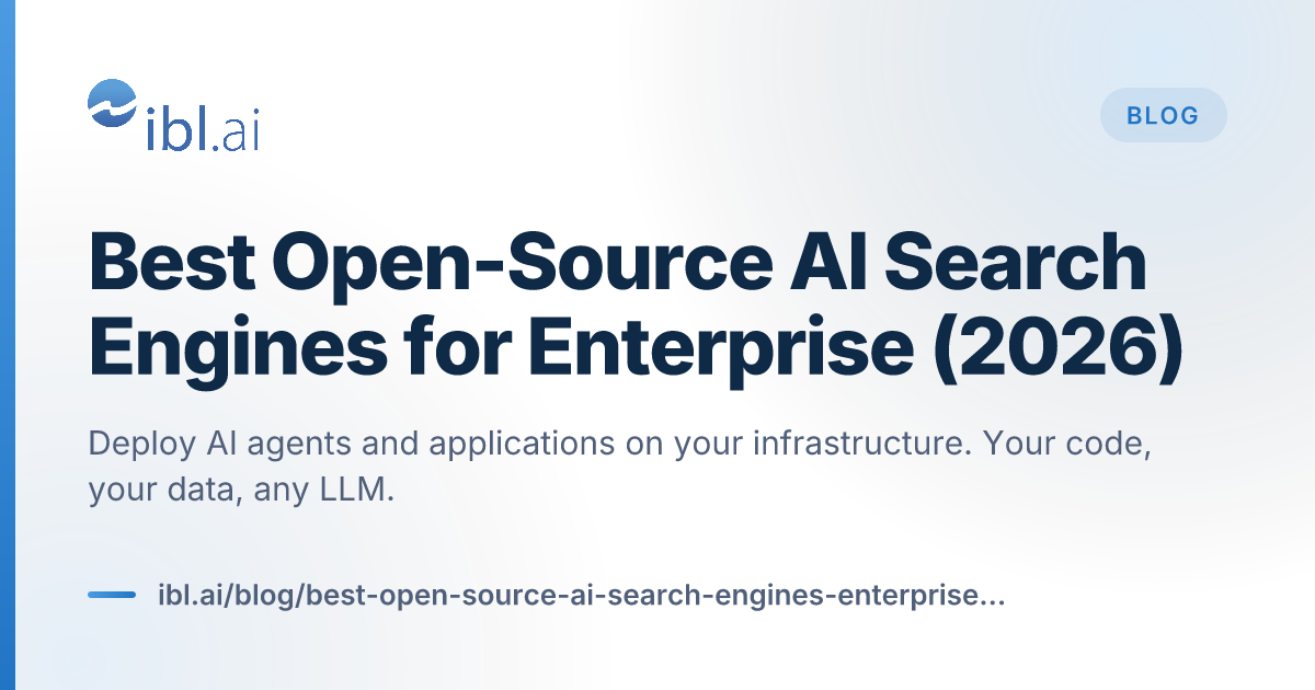 Best Open-Source AI Search Engines for Ente... | ibl.ai Blog