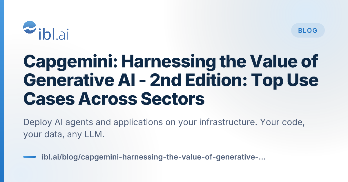 Capgemini: Harnessing the Value of Generati... | ibl.ai Blog