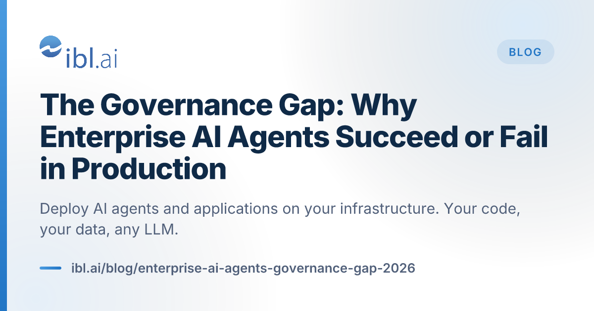 The Governance Gap: Why Enterprise AI Agent... | ibl.ai Blog