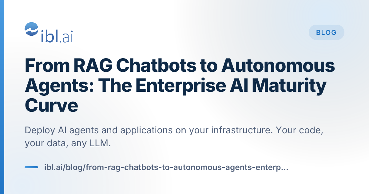 From RAG Chatbots to Autonomous Agents: The... | ibl.ai Blog