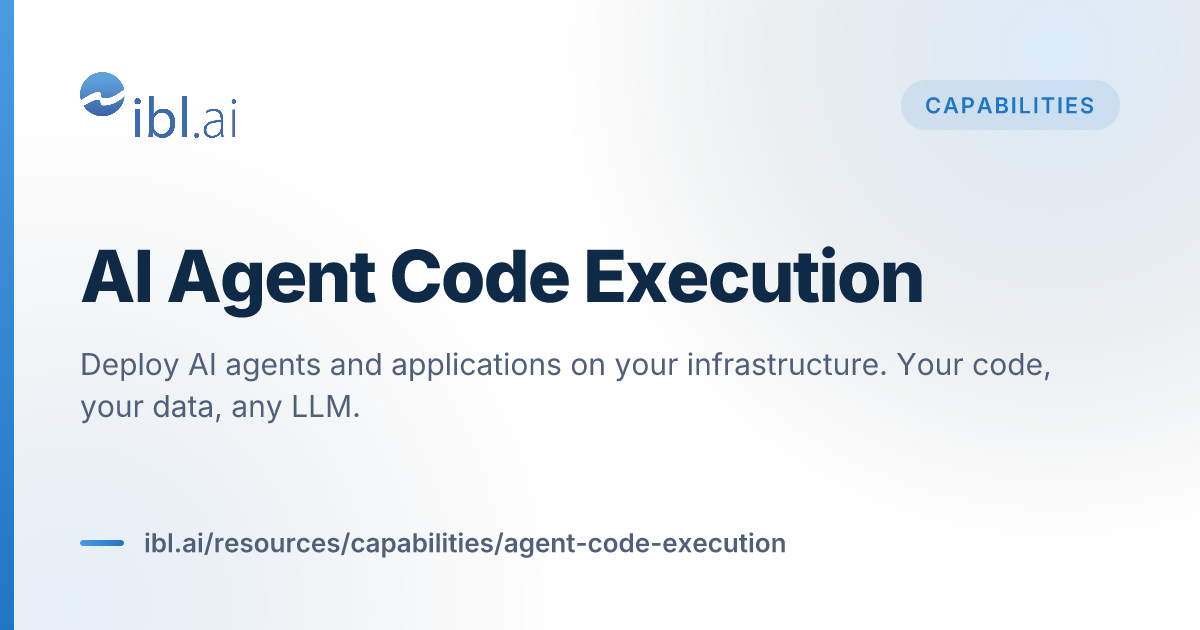 AI Agent Code Execution | ibl.ai