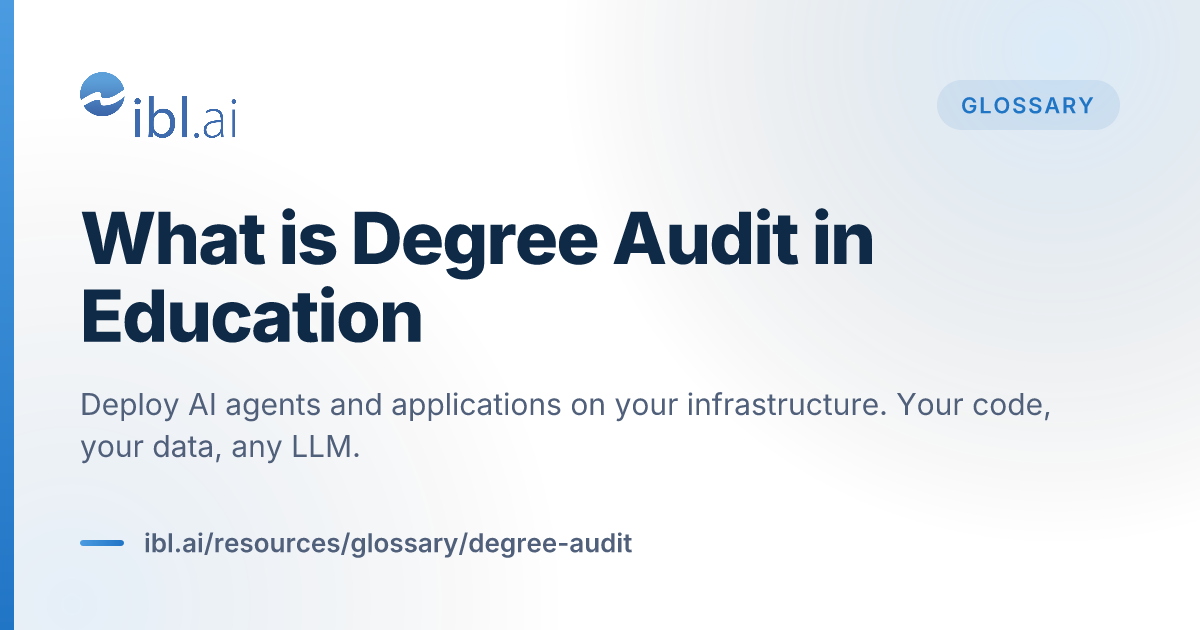 What is Degree Audit in Education | ibl.ai