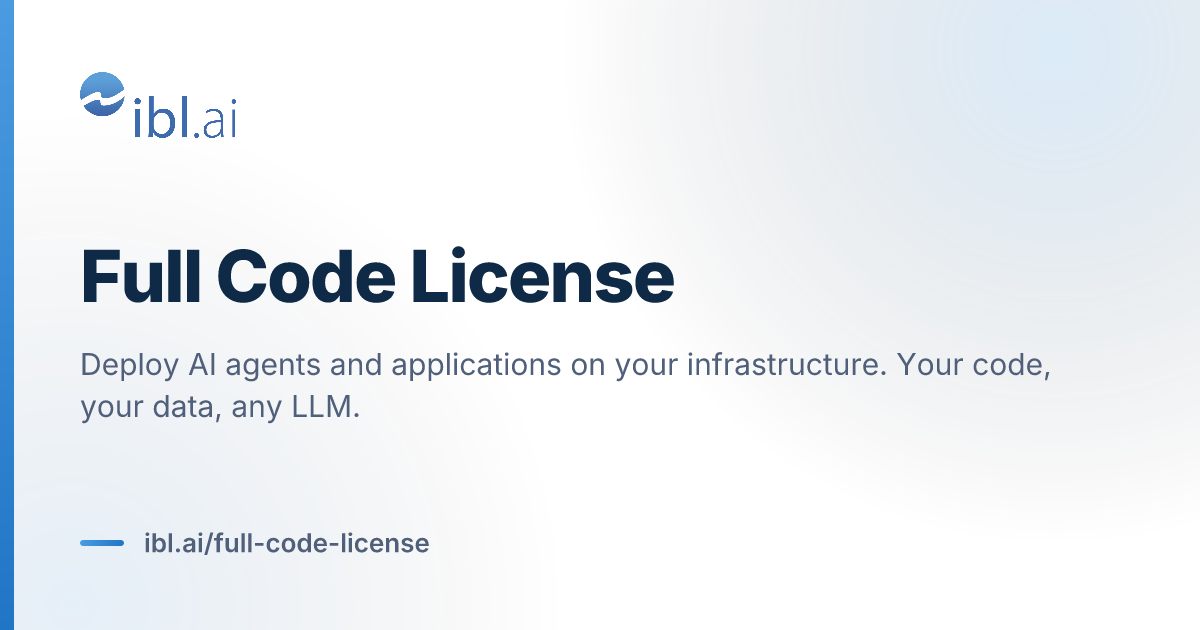 Full Code License | ibl.ai